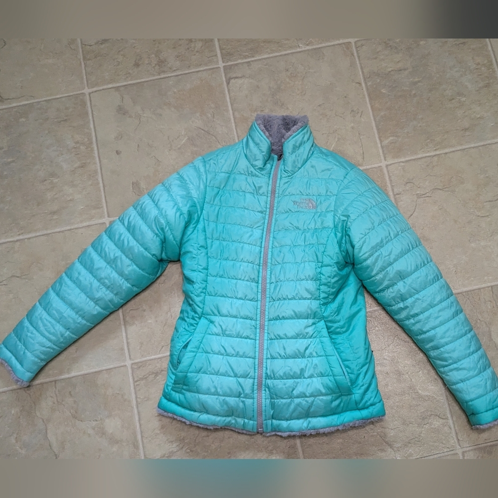The NorthFace Reversible Mossbud Jacket Sz L 14/16